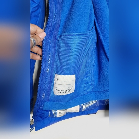 EUC Columbia 3 in 1 Boys’ Bugaboo II Fleece Interchange Jacket Size L Blue - Picture 4 of 11